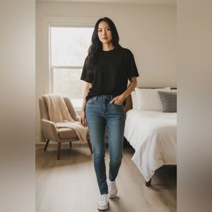 Simply Vera Vera Wang Blue Skinny Jeans